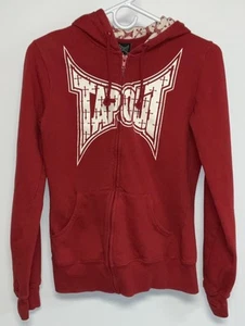 Tap Out Full Zip Hoodie Youth Medium Red. 12068 - Picture 1 of 4