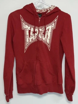 Sudadera con Capucha Tap Out Cremallera Completa Juvenil Mediana Roja.   12068 Foto 1 de 4