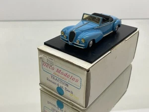 HECO 103 CITROEN TRACTION RENARD ET BECK CABRIO-BLUE 1:43- HANDBUILT FAIR IN BOX - Imagen 1 de 8