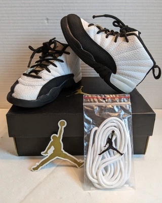 Nike Jordan 12 retrô (TD) tamanho 10C 850000-170 com caixa e cadarços extras - Imagem 1 de 4