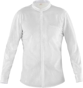 GIBLOR'S Giacca Roger Camicia Uomo col. Bianco tg. L in Piquet Misto Cotone, Col - Foto 1 di 8