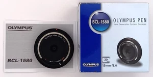 [Near Mint] Olympus Objektiv 15 mm f/8 schwarz BCL-1580 Body Cap Objektiv... - Bild 1 von 20