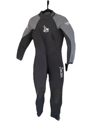XCEL Womens Full Wetsuit ThermoFlex Sz 8 Short Black Ash 7/6 mm Dive Scuba - Image 1 of 4