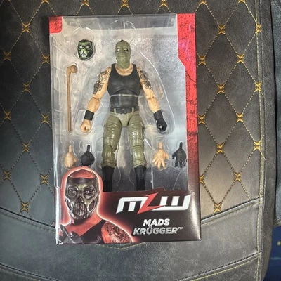 Major League Wrestling Mads Krugger Action Figure MLW Boss Fight Studios - Image 1 of 4