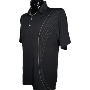 Grand Slam X Poloshirt Herren Large schwarz Golf Performance feuchtigkeitsableitend Freizeit S/S - Bild 1 von 8