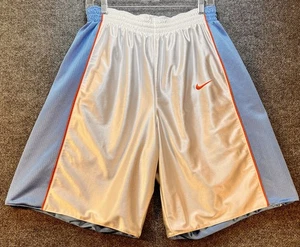 Nike Reversible Basketball Shorts Mens Large Athletic Pockets Swoosh Retro 90s - Picture 1 of 14