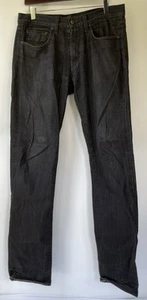 J. Brand Jeans Mens Tyler Black Denim Cotton Size 34 - Picture 1 of 11