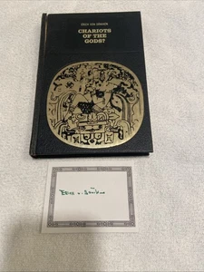 Chariots of the Gods? Erich Von Daniken 1970 Laffont Hardcover SE Signed Plate - Bild 1 von 17