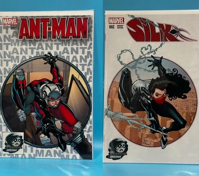 Ant-Man #5 & Silk #2 Phantom Variant  2 Book Set ASM 300 & 301 Homages - Image 1 of 4