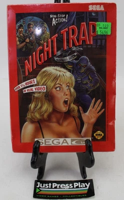 Night Trap 1st Print Red Box Sega CD Factory Sealed Rare! - Image 1 of 4