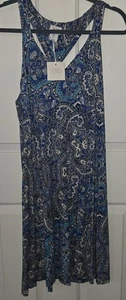 Sigrid Olsen Racerback Dress Women Large Paisley A-Line Sleeveless NWT - Picture 1 of 8