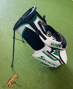 Srixon Golf Staff Stand Bag Green/White 4-Way - Picture 1 of 10