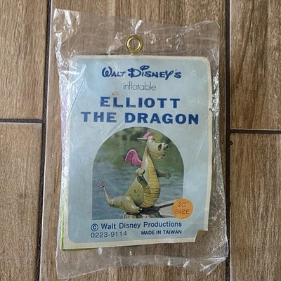 Vintage Elliot The Dragon Disney Inflatable From 1977 Pete's Dragon NIP 20 Inch - Image 1 of 4