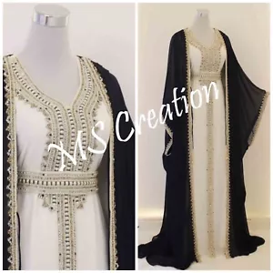 SALE Marokkanische Dubai elegante bestickte Kaftane perfekt für jeden Anlass Frau 301 - Bild 1 von 5