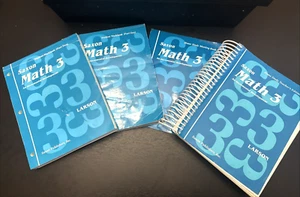 Saxon Math 3, Home Study Edition, Teachers Manual, Workbooks 1 & 2 - Picture 1 of 16