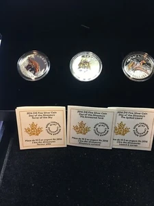 2016  RCM,  Canadian,  Day of the Dinosaurs; 3 $10 Coin Set  99.99 Silver - Bild 1 von 11