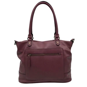 Style & Co Madeira Leather Hudson Tote Bag - Picture 1 of 11