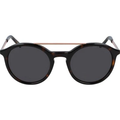 Gafas de sol redondas de diseñador Diane Von Furstenberg tortuga oscura Danielle DVF853 Foto 1 de 3