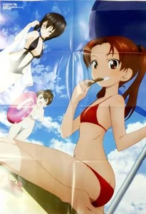 Girls und Panzer Kantai Collection KanColle POSTER ANIME GIAPPONESE GRANDE - Foto 1 di 2