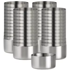 Ramekins de acero inoxidable Steelite International 7600CV010, 6 onzas, 48 piezas - Imagen 1 de 5