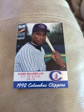1992 Cracker Jack Columbus Clippers Police Bernie Williams #22