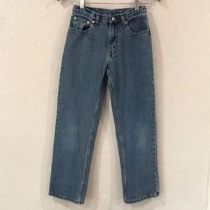 Canyon River Blues Boys Sz 14 Jeans Blue Regular Fit 100% Cotton Minimalist Y2K - Picture 1 of 9