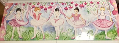 Rompecabezas de piso para bailarina Melissa & Doug Bella 48 piezas de más de 4 pies de largo #4413 Foto 1 de 4