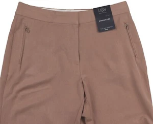 Braune gerade Damenhose Größe 20 Regular Gr. Größe 20 von Marks and Spencer von M&S - Bild 1 von 8
