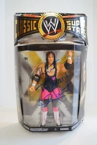 Figura de acción autografiada de WWE Bret Hart JAKKS Classic Superstars Series 26 - Imagen 1 de 7