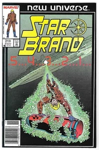 New Universe Star Brand #2 (Nov 1986) Marvel Comics - Newsstand Edition - Picture 1 of 2