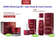 SEWA Insam Essence Serum & Rose Whitening Day Cream Set Skin Repair Anti Aging