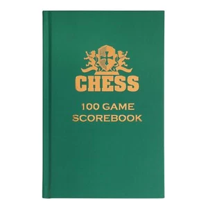 WE Games Hardcover Chess Scorebook & Notation Pad - Soft Touch - Picture 1 of 7