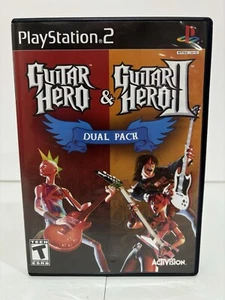 Guitar Hero: Dual Pack I & II (Sony PlayStation 2, 2007) PS2 CIB - Picture 1 of 4