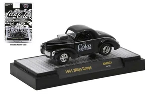 M2 Machines 1:64 Coca Cola 1941 Black Willys Coupe Model 52500-NMD01-6D1 - Picture 1 of 1