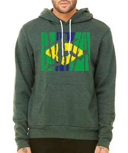 Sudadera con capucha del orgullo de fútbol de Brasil, sudaderas gráficas, sudaderas con capucha de fútbol - Imagen 1 de 7