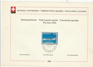 SVIZZERA: FRANCOBOLLO SPECIALE PRO AEREO 1972 - Foto 1 di 2