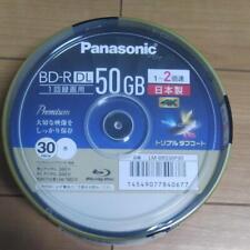 Panasonic Blank Blu ray Disc BD-R DL 50GB 30 Discs LM-BRS50P30 2x