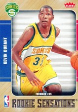 2007-08 Fleer Rookie Sensations Glossy #RS2 Kevin Durant (RC)