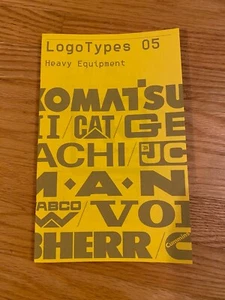 LogoTypes 5 Zine Heavy Equipment Magazine Risograph Logo Type Graphic Design - Picture 1 of 8