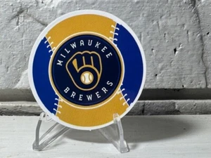 MILWAUKEE BREWERS MLB BASEBALL STYLE STICKER LOGO - Picture 1 of 1