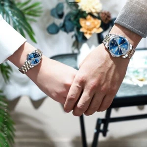 Quartz Watch Valentine's Day Gift Couple Watch Men - Picture 1 of 7