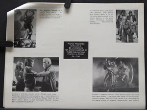 They're looking for laser rubies! THE DESTRUCTORS Pressbook 4 full pages- uncut! - Foto 1 di 3