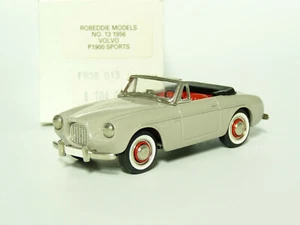 RobEddie 13 1/43 1956 Volvo P1900 Sports White Metal Handmade Model Car - Picture 1 of 2