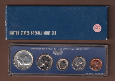 (1) 1966 SMS United States SILVER Special Mint Set in Original Box - 📈📈📈 Cover