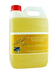 Castor Oil-1st Pressing Castor BP 5 Ltr, #CASTOR05 - Picture 1 of 1