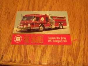 FIRE ENGINES LEONARD, NEW JERSEY SERIES TWO TRADING CARD #170 - Picture 1 of 1