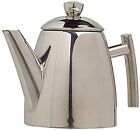 USA 18/8 Stainless Steel Teapot with Infuser, Tea Warmer with Teapot Infuser ...