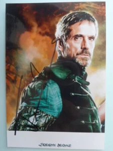 -aa- Jeremy Irons (GB), foto de autógrafo - Imagen 1 de 1
