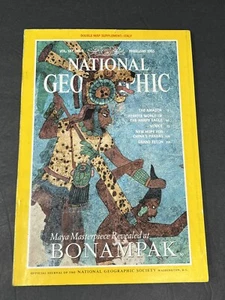 National Geographic Magazine February 1995 Bonampak Vol. 187 No. 2 - Picture 1 of 4