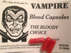 Fausses capsules de sang 3 pièces costume d'horreur d'Halloween vampire, scène et théâtre